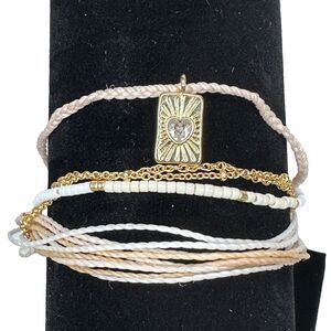 PuraVida Pura Vida Full Heart Bracelet Stack Set of 3